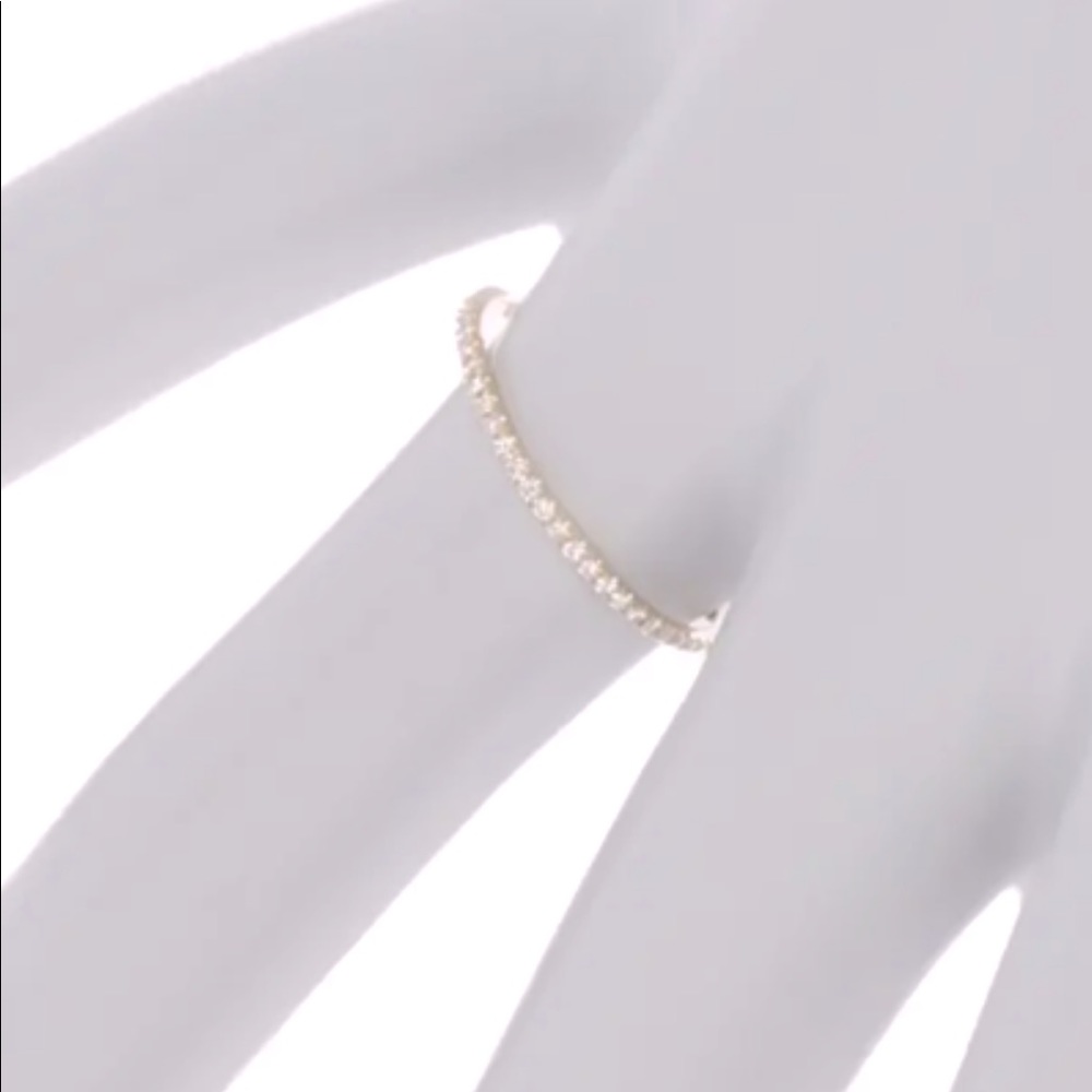 14K Gold Full Diamond Eternity Band Ring